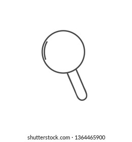 search or find icon, vector