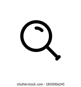 search, find and magnifier icon. perfect for poster, presentation, book, banner, print template, application, interface and more product. icon design line style