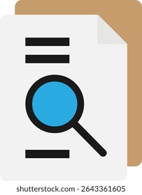 Pesquisar Localizar Ícone de Lupa Vetor Ilustração Simples