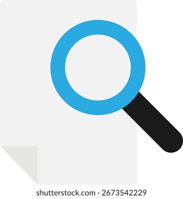 Búsqueda Buscar Icono de la lupa Vector Ilustración plana