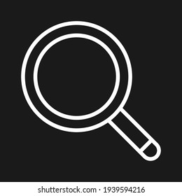 Search, find, magnifying glass icon vector image. Can also be used for information technology. Suitable for use on web apps, mobile apps and print media.