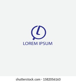 Search or find people logo with simple and flat concept. 