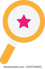 Search Find Review Icon Vector Flat Illustration