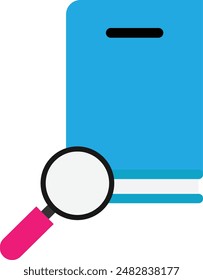 Search Find Zoom Icon Vector Flat Illustration