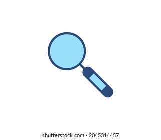 Search flat icon. Thin line signs for design logo, visit card, etc. Single high-quality outline symbol for web design or mobile app. Marketing outline pictogram.