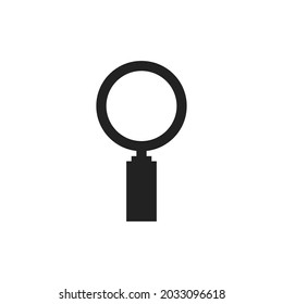 Icono plano de búsqueda, vector del sitio web de la interfaz de usuario