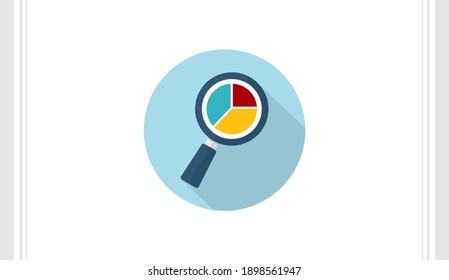 Search flat icon vector template, Technology design icon concepts, Creative design