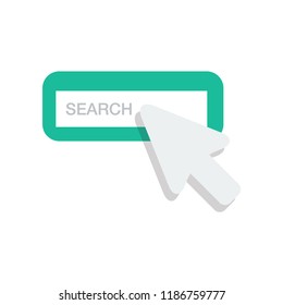 Search flat icon. You can be used search icon for several purposes like: websites, UI, UX, print templates, promotional materials, info-graphics, web and mobile phone apps.