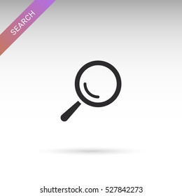 search flat vektor Icon
