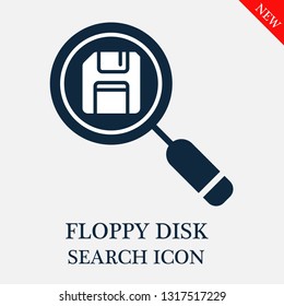 search Floppy disk icon. Editable search Floppy disk icon for web or mobile.