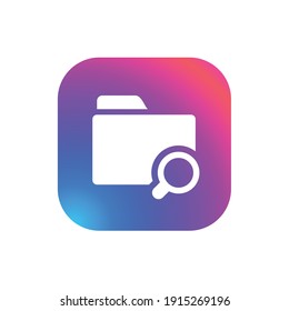 Search Folder - App Icon Button