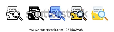 Search Folder Icon Collection With Multiple Styles