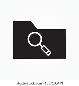 search folder sign icon design