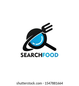 Search Food Logo Template Design