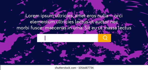 Search form. Liquid colors and form abstract background. Vector Illustration UI UX Design. with Text Box and Serch icon