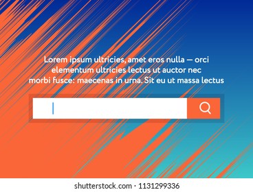 Search form. Liquid colors and form abstract background. Vector Illustration UI UX Design) with Text Box and Subscribe Button Template