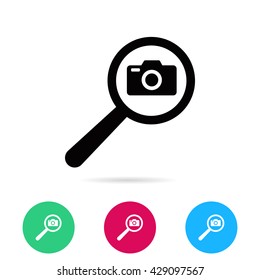 search foto camera vector icon
