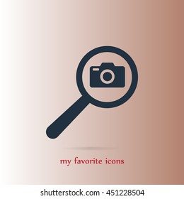 search foto camera vector icon