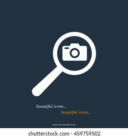 search foto camera vector icon