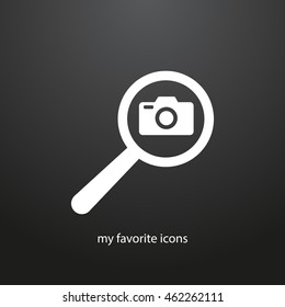 search foto camera vector icon