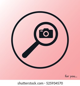 search foto camera vector icon