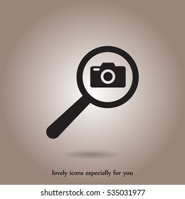 search foto camera vector icon
