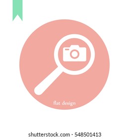 search foto camera vector icon