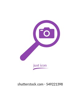 search foto camera vector icon