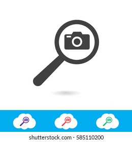 search foto camera vector icon