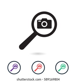 search foto camera vector icon