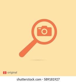 search foto camera vector icon
