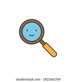 search friendship outline icon. Elements of friendship line icon. Signs, symbols and vectors can be used for web, logo, mobile app, UI, UX on white background