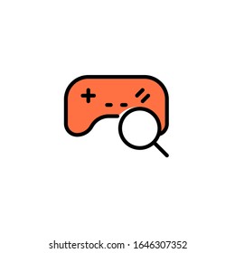 icono del juego de búsqueda desde el icono de búsqueda de todo