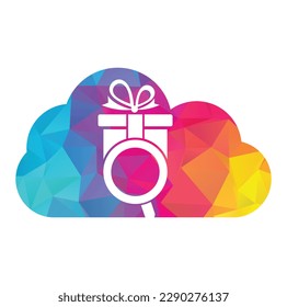 Search Gift Logo Icon Design. Find gift box logo design icon vector.