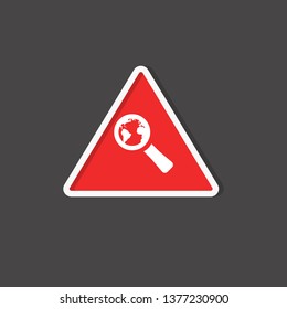 search globe icon