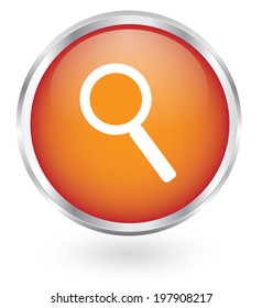 search glossy icon 