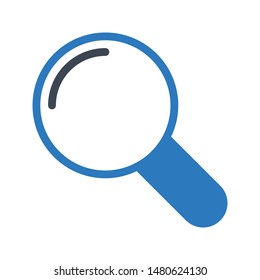 search glyph colour vector icon