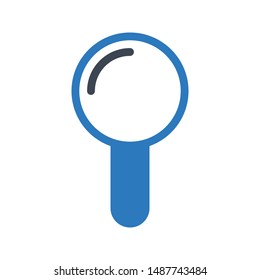 search glyph colour vector icon