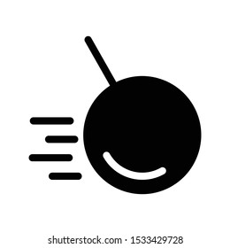 search glyph flat vector icon