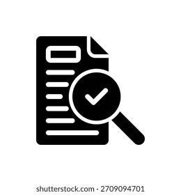 Search Glyph Icon. Search Icon