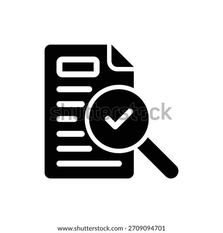 Search Glyph Icon. Search Icon