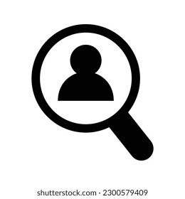 search glyph icon illustration vector graphic