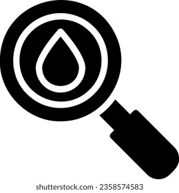 vector de ilustración de icono de glifo de búsqueda