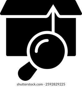 search glyph icon illustration vector