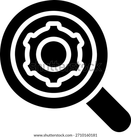 search glyph icon illustration vector