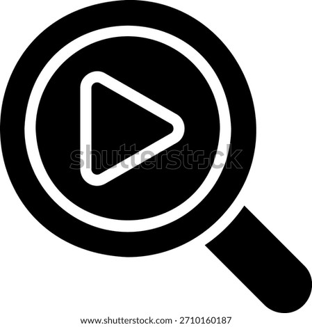 search glyph icon illustration vector