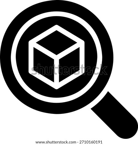 search glyph icon illustration vector