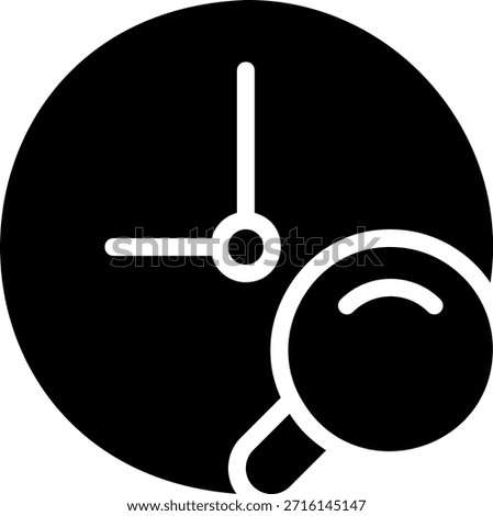 search glyph icon illustration vector