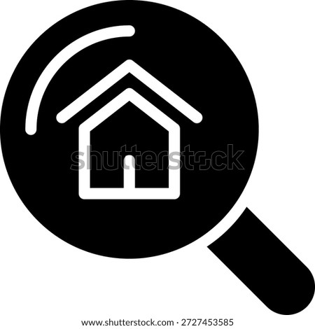 search glyph icon illustration vector