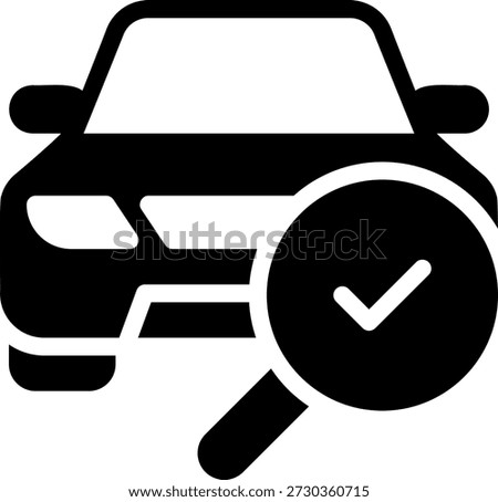 search glyph icon illustration vector